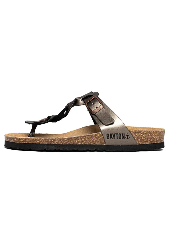 Bayton Bayton Natikače s potpeticom 'Huelva'  bronca / zlatna / crna