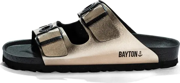 Bayton Bayton Natikače s potpeticom 'JANNY'  zlatna / crna