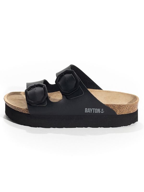 Bayton Bayton Natikače s potpeticom 'Japet'  siva / crna