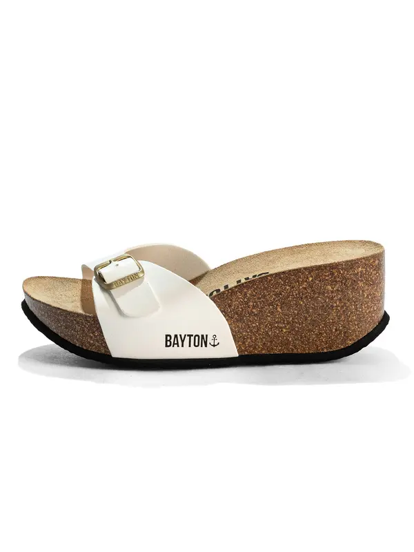 Bayton Bayton Natikače s potpeticom 'LUNA'  crna / bijela