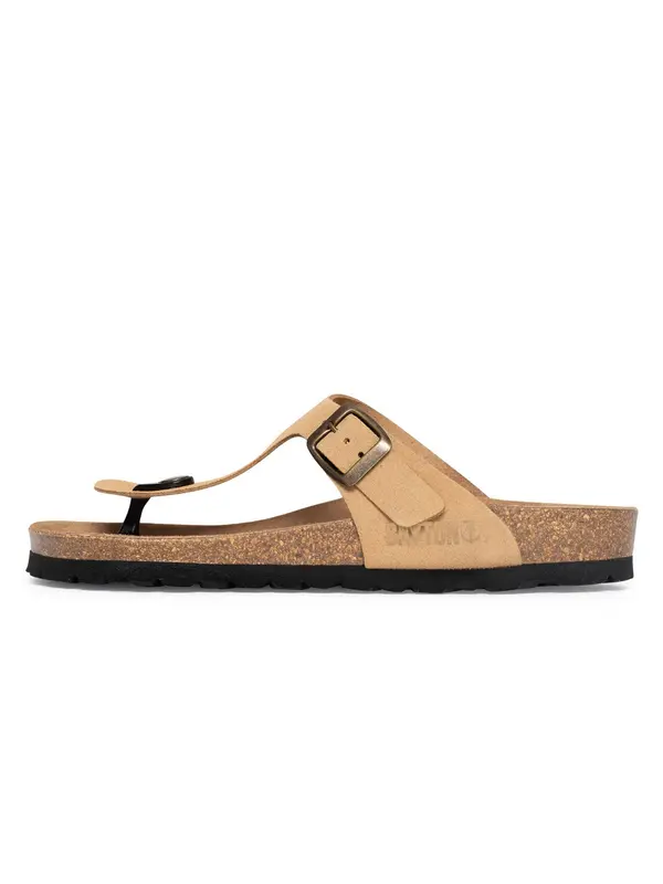 Bayton Bayton Natikače s potpeticom 'MERCURE'  boja devine dlake (camel) / smeđa