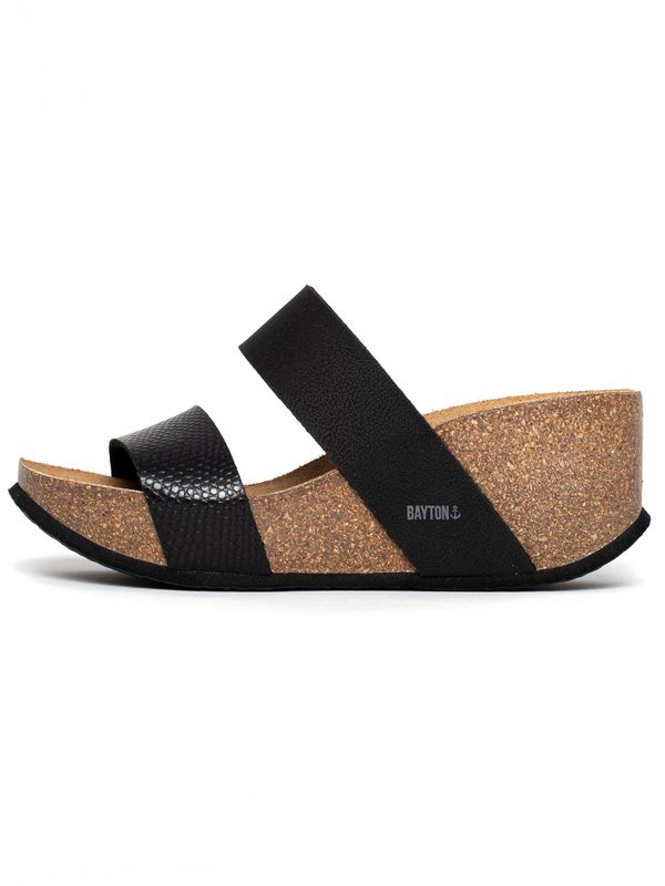 Bayton Bayton Natikače s potpeticom 'Philomene'  smeđa / crna