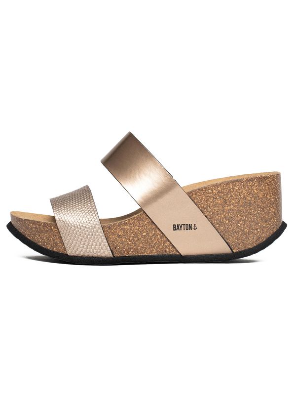 Bayton Bayton Natikače s potpeticom 'Philomene'  svijetlosmeđa / crna