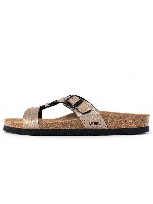 Bayton Bayton Natikače s potpeticom 'Sebastian'  smeđa / svijetlosmeđa / crna