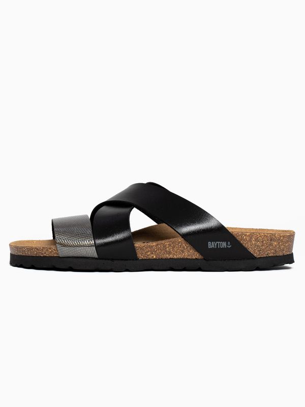 Bayton Bayton Natikače s potpeticom 'Sevilla'  crna / srebro