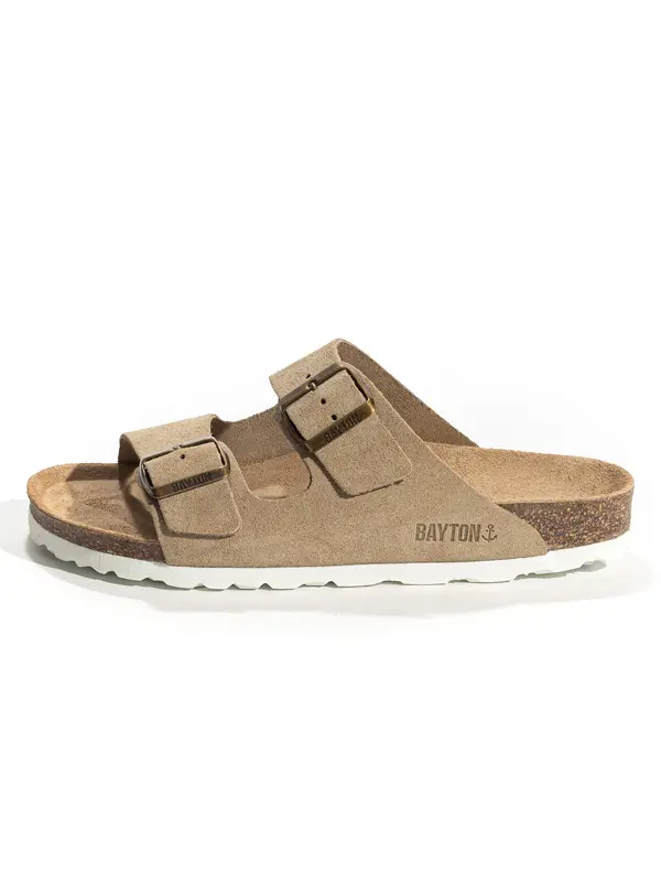 Bayton Bayton Natikače s potpeticom 'Tracy'  boja devine dlake (camel)