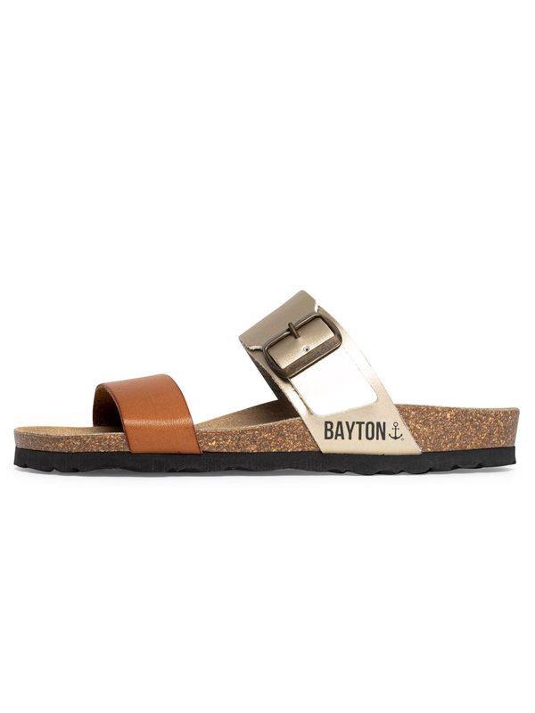 Bayton Bayton Natikače s potpeticom 'Valence'  boja devine dlake (camel) / zlatna