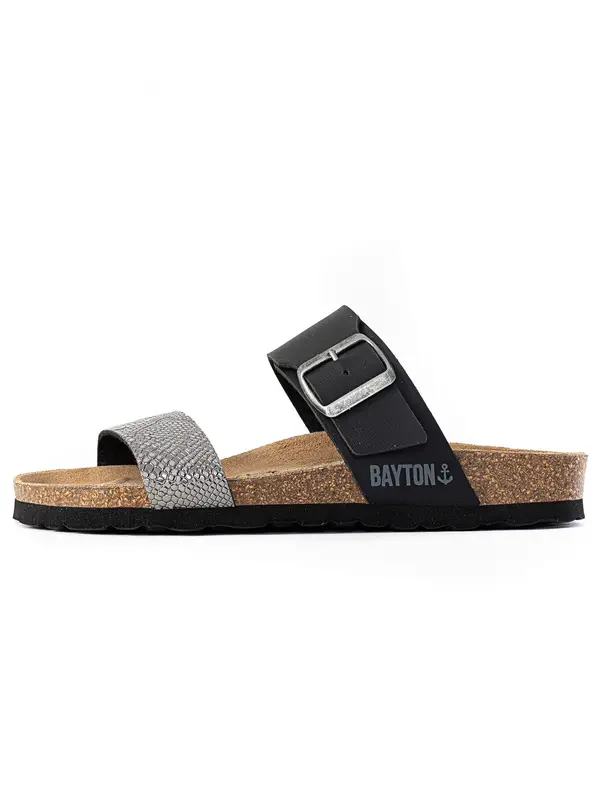 Bayton Bayton Natikače s potpeticom 'Valence'  siva / crna / srebro