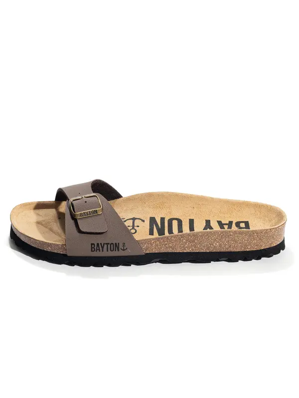 Bayton Bayton Natikače s potpeticom 'ZEPHYR'  taupe siva / crna