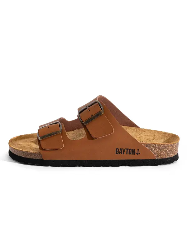 Bayton Bayton Sandale  boja devine dlake (camel) / smeđa