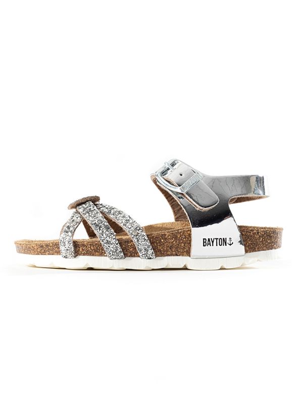 Bayton Bayton Sandale 'Eirene'  brokat / srebro