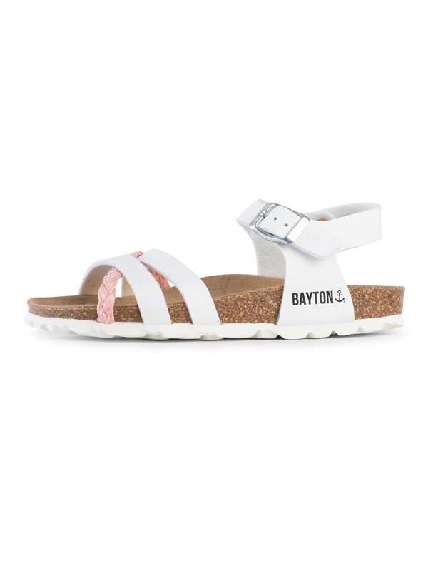 Bayton Bayton Sandale 'Hestia'  smeđa / svijetloroza / crna / bijela