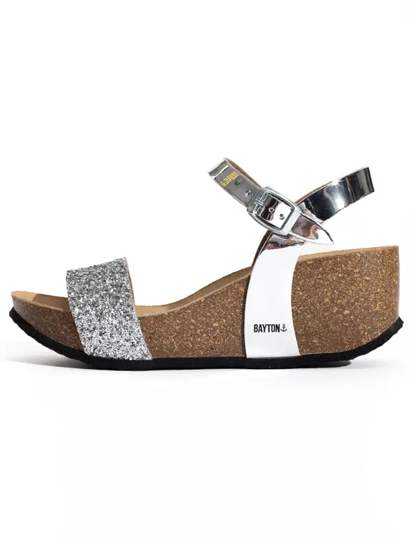 Bayton Bayton Sandale 'Hyas'  srebro