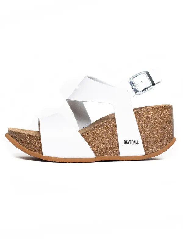 Bayton Bayton Sandale 'Ibiza'  crna / bijela
