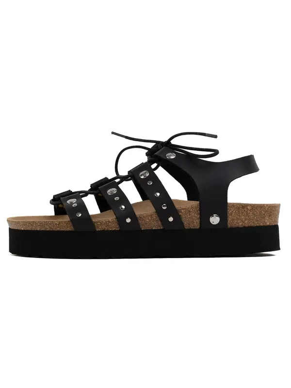 Bayton Bayton Sandale 'Jaenelle'  crna