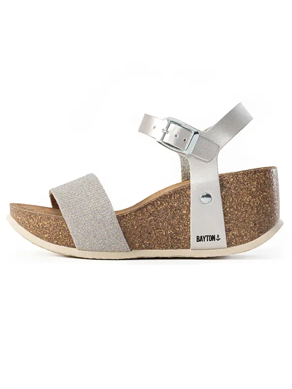 Bayton Bayton Sandale 'Monaco'  srebro