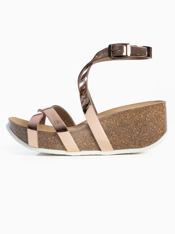 Bayton Bayton Sandale s remenčićima 'Asteria'  smeđa / roza / bijela