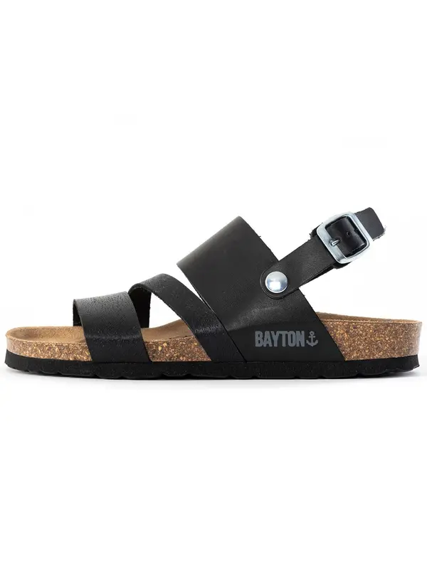 Bayton Bayton Sandale s remenčićima 'Vitoria'  bazalt siva / crna