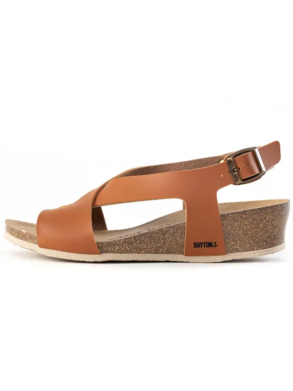 Bayton Bayton Sandale 'Salamanque'  boja devine dlake (camel) / crna