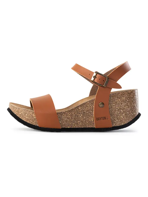 Bayton Bayton Sandale 'Toledo'  boja devine dlake (camel)