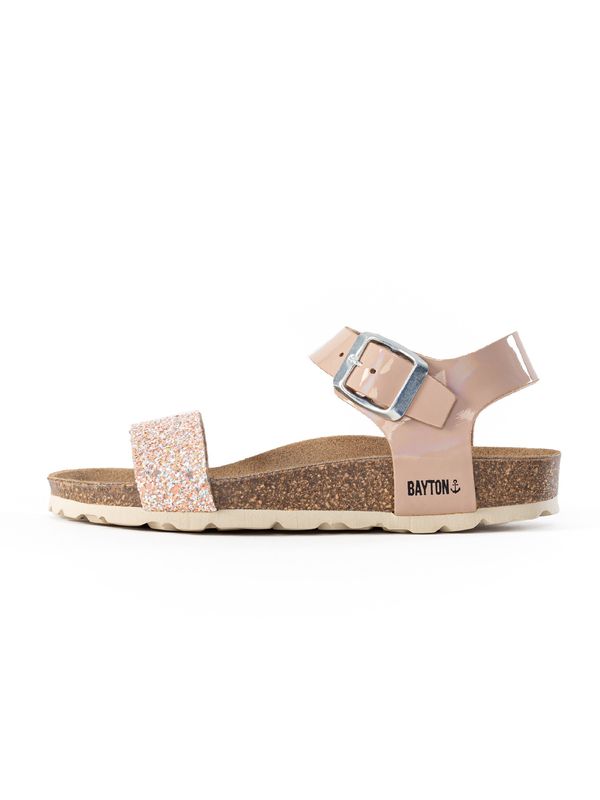 Bayton Bayton Sandale 'Tyche'  nude / brokat