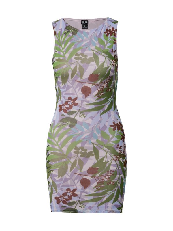 BDG Urban Outfitters BDG Urban Outfitters Haljina 'AUSTIN'  svijetloplava / hrđavo smeđa / zelena / svijetloljubičasta