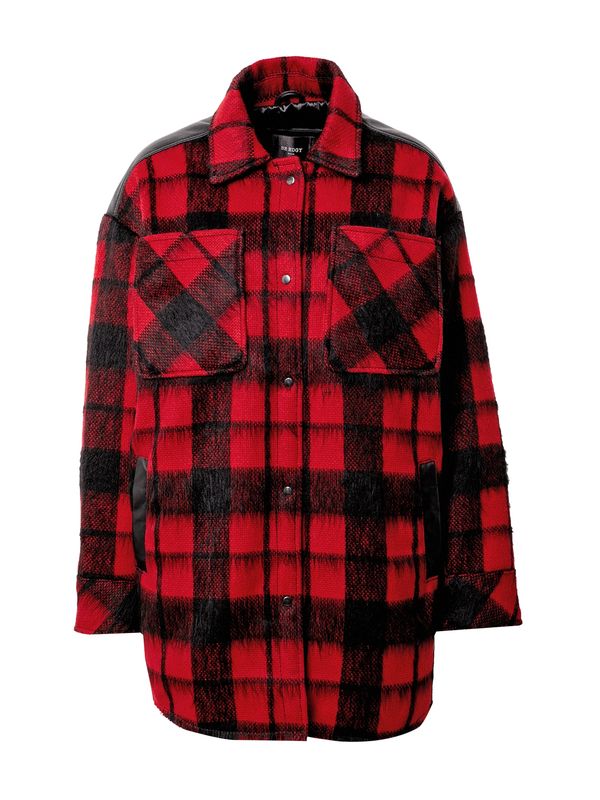 BE EDGY BE EDGY Bluza 'Guinn'  crvena / crna