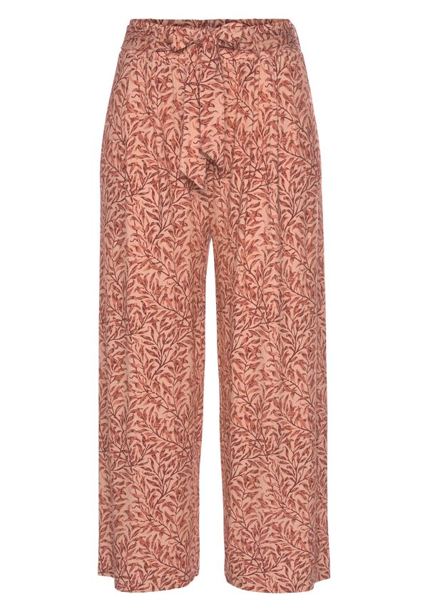 BEACH TIME BEACH TIME Hlače 'Beach Time'  smeđa / svijetlocrvena