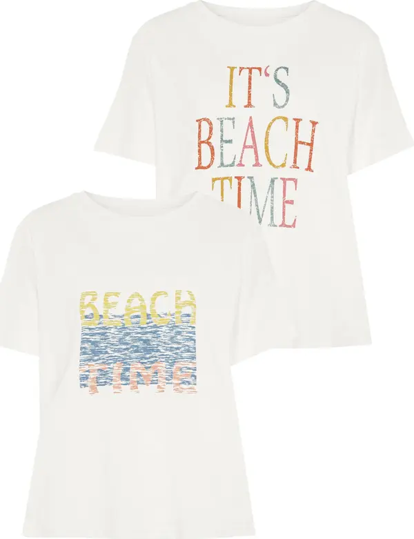 BEACH TIME BEACH TIME Majica  miks boja / bijela