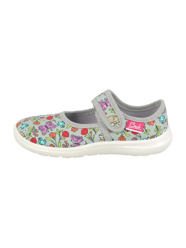 BECK BECK Balerinke 'Flora'  siva / lavanda / svijetloroza / crvena