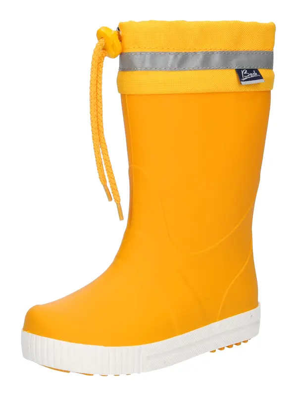 BECK BECK Gumene čizme 'Wellies'  narančasto žuta / srebrno siva