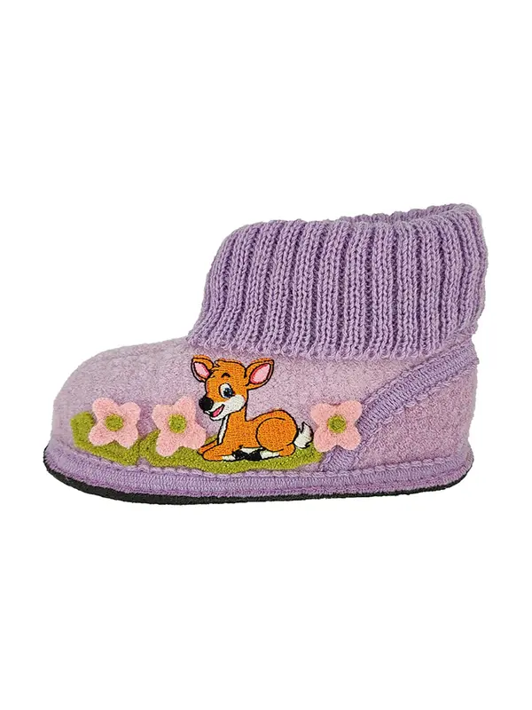 BECK BECK Papuče 'Kitz'  maslinasta / lavanda / tamno narančasta / roza