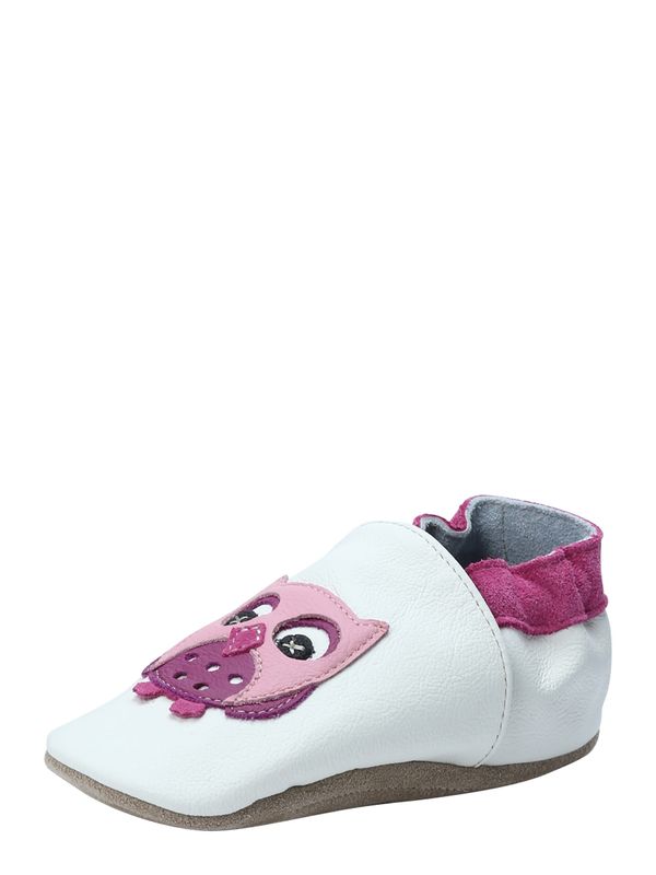 BECK BECK Papuče 'Kleine Eule'  sivkasto ljubičasta (mauve) / ciklama / crna / bijela