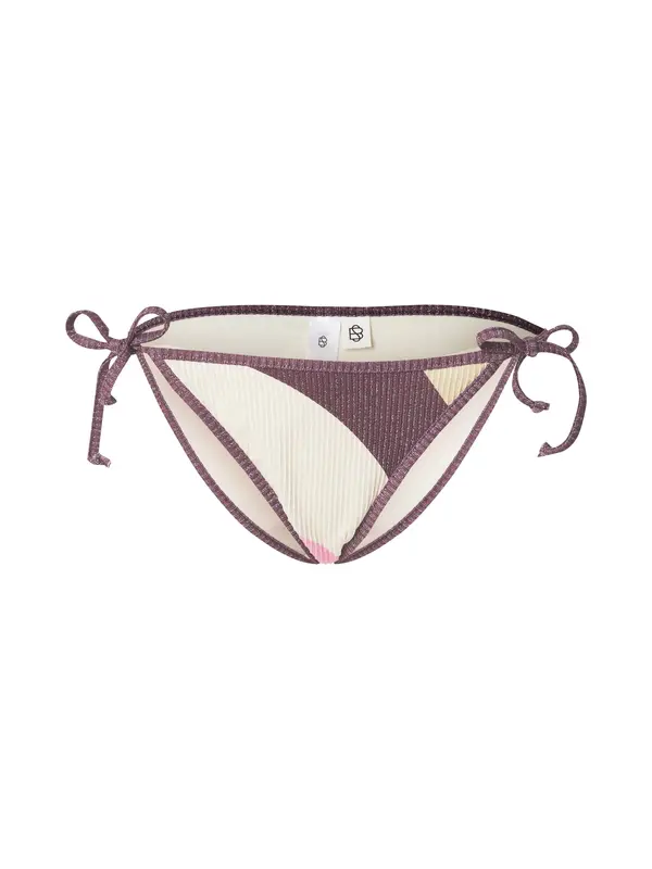 BeckSöndergaard BeckSöndergaard Bikini donji dio 'Blacca Baila'  boja slonovače / ciklama / prljavo roza / srebro