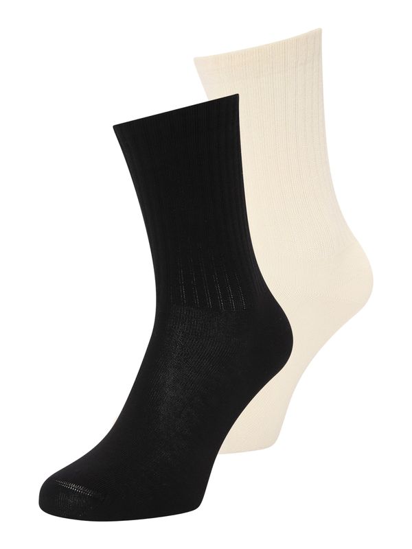 BeckSöndergaard BeckSöndergaard Čarape  crna / vuneno bijela