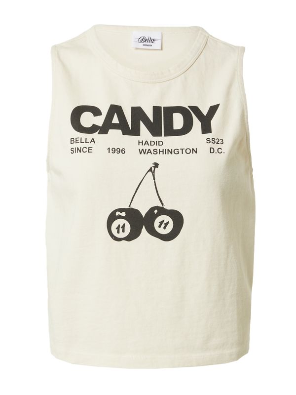 Bella x ABOUT YOU Bella x ABOUT YOU Top 'Clarissa'  crna / bijela