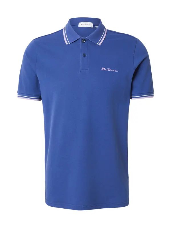 Ben Sherman Ben Sherman Majica  kraljevsko plava / rosé / bijela