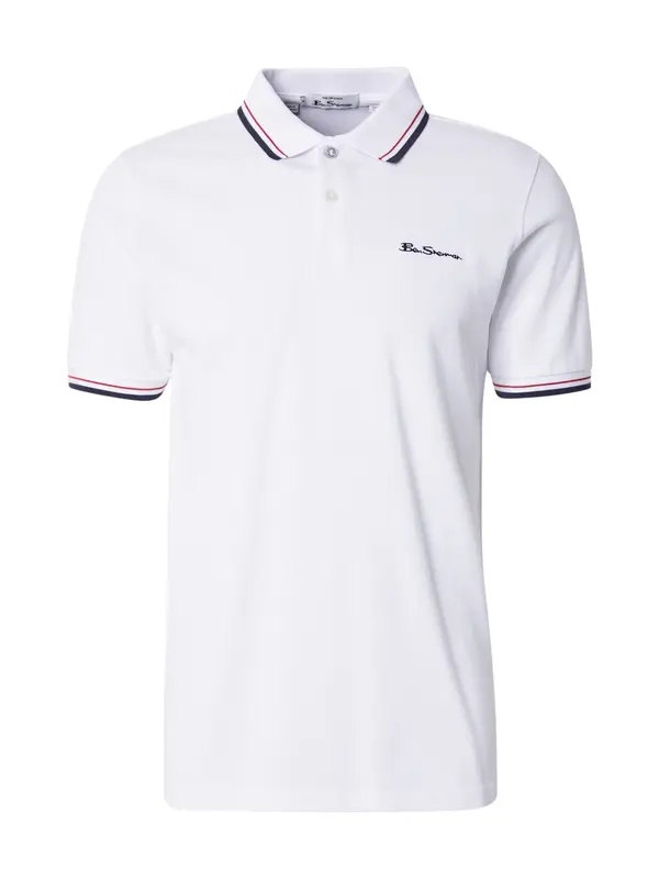 Ben Sherman Ben Sherman Majica  morsko plava / crvena / bijela