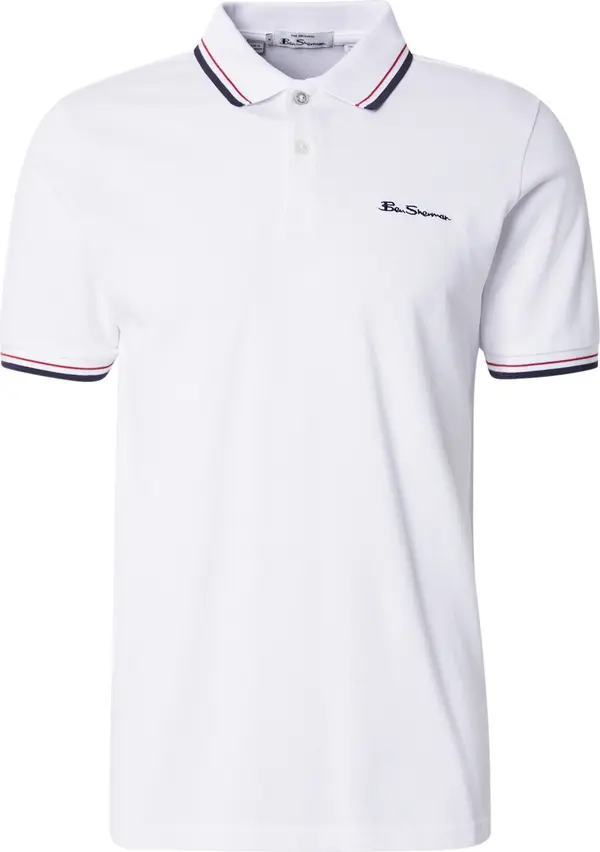 Ben Sherman Ben Sherman Majica  morsko plava / crvena / bijela