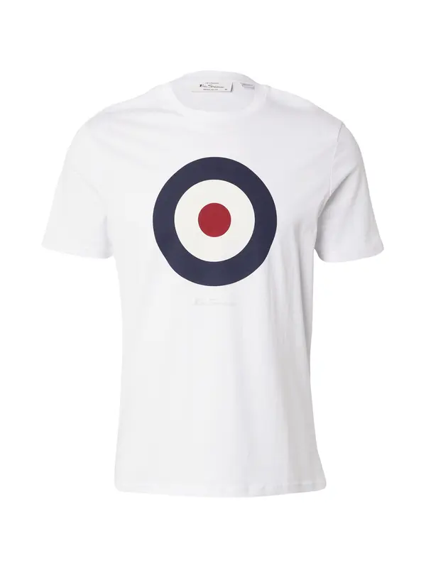 Ben Sherman Ben Sherman Majica 'Signature Target'  mornarsko plava / trešnja crvena / bijela / prljavo bijela