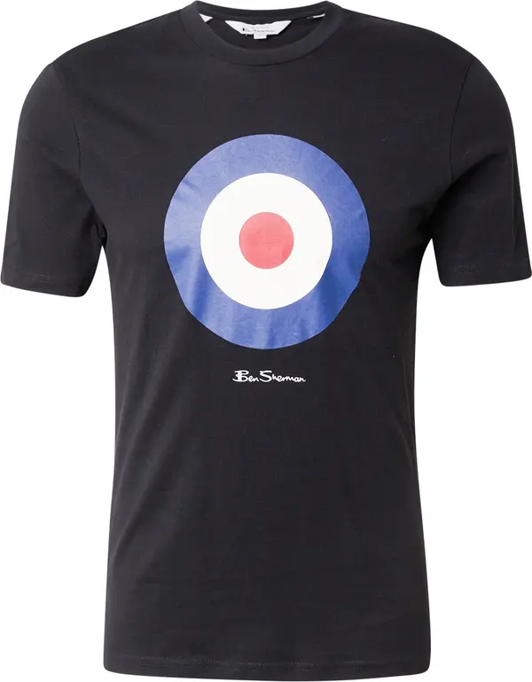 Ben Sherman Ben Sherman Majica 'Signature Target'  plava / crvena / crna / bijela