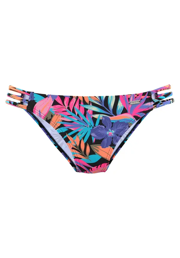 BENCH BENCH Bikini donji dio 'Pitch'  cijan plava / šljiva / neonsko roza / crna