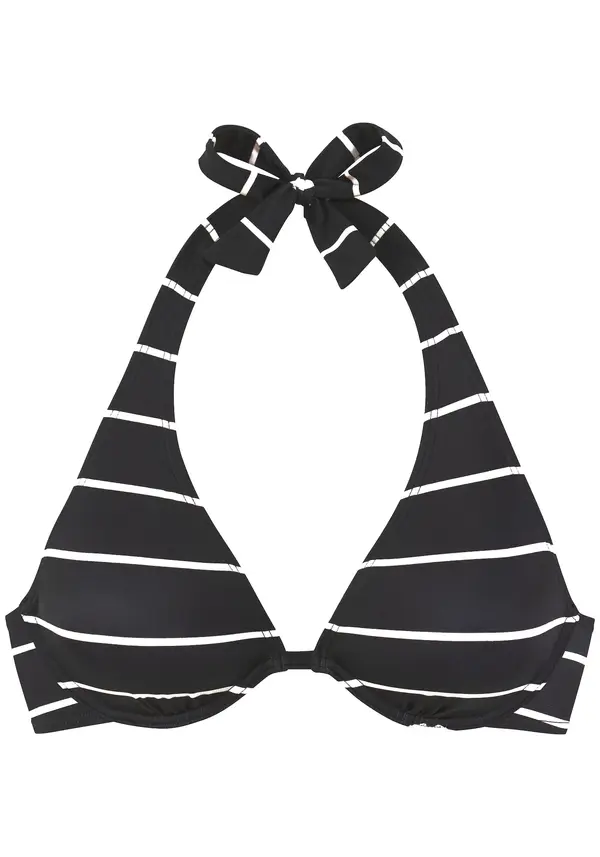 BENCH BENCH Bikini gornji dio  crna / bijela