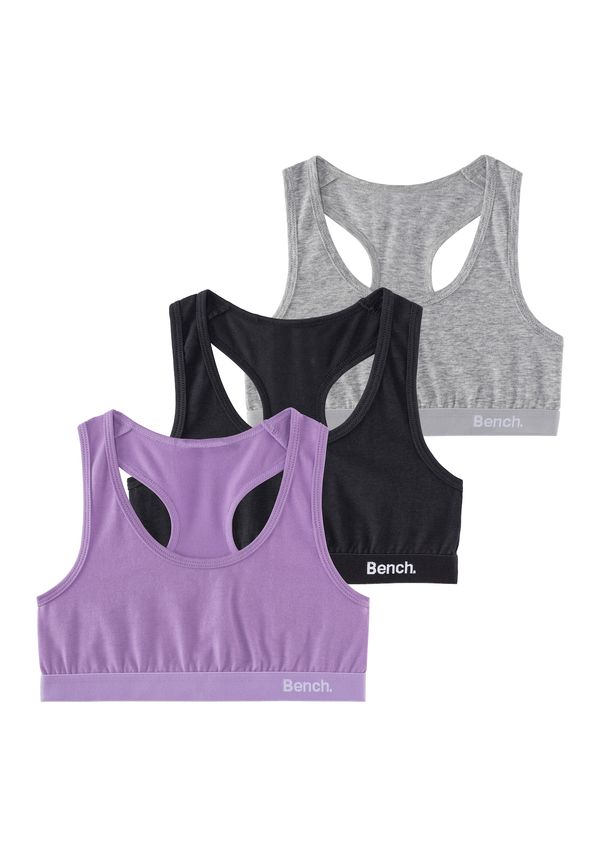 BENCH BENCH Grudnjak  siva / lavanda / crna