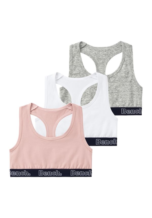 BENCH BENCH Grudnjak  svijetlosiva / roza / bijela