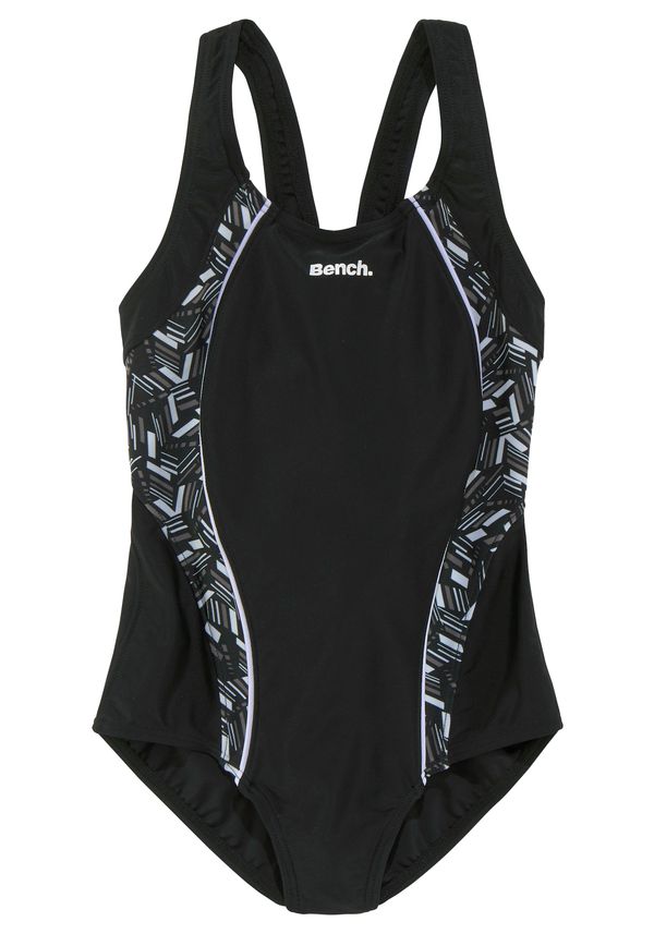BENCH BENCH Jednodijelni kupaći kostim  siva / crna / bijela