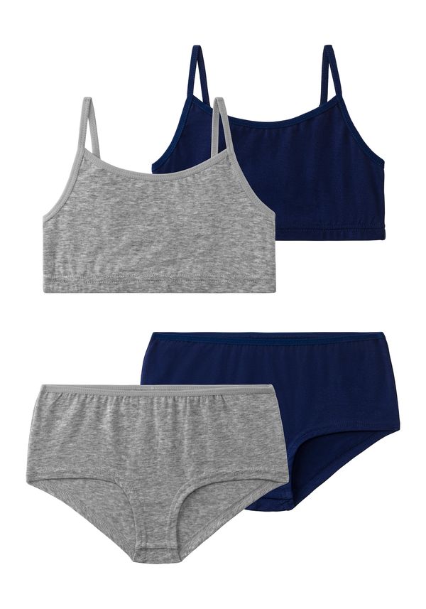 BENCH BENCH Komplet donjeg rublja  mornarsko plava / siva