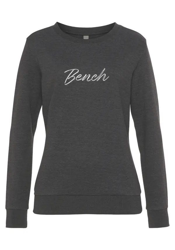 BENCH BENCH Sweater majica  antracit siva / bijela