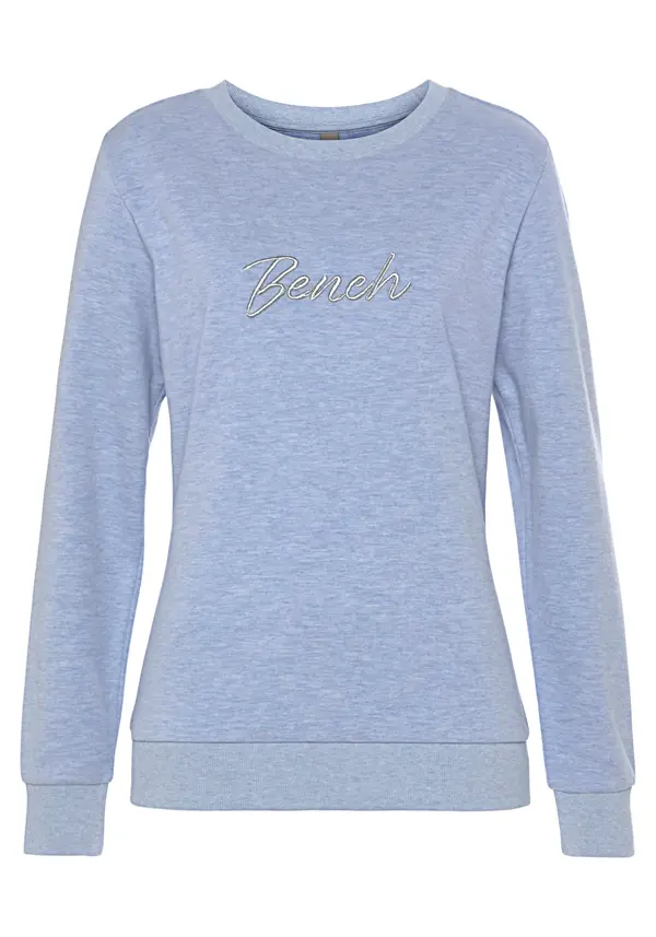 BENCH BENCH Sweater majica  svijetloplava / srebro