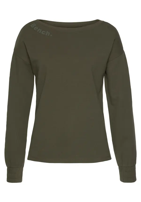 BENCH BENCH Sweater majica  tamno zelena